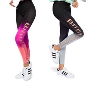 PINK Seamless Neon Ombré Leggings